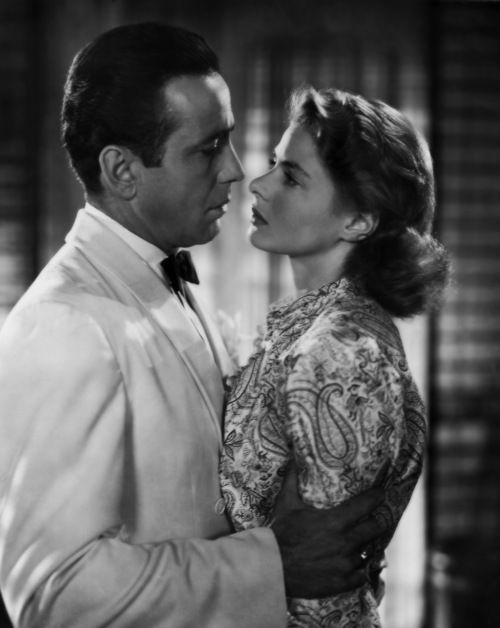 humphrey bogart & ingrid bergman - casablanca 1943