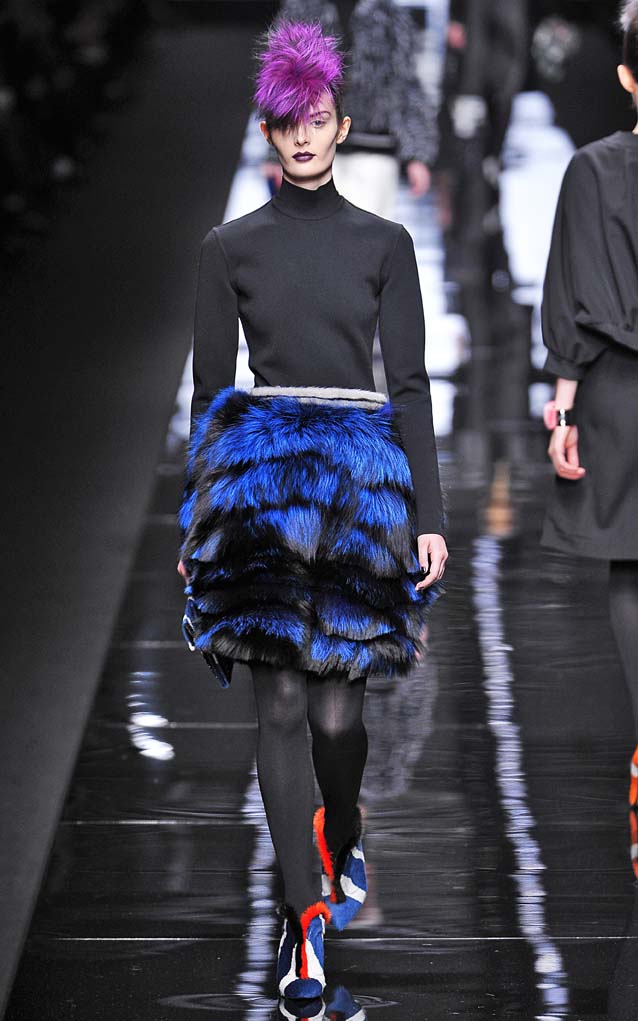 Ready to wear fall winter 2013 Fendi Milan February 2013
