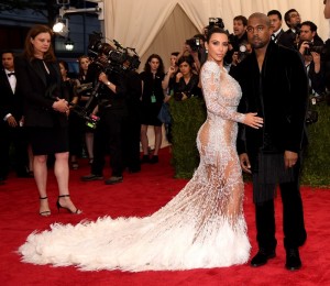 NEW YORK, NY - MAY 04:  Kim Kardashian West (L) and Kanye West attend the "China: Through The Looking Glass" Costume Institute Benefit Gala at the Metropolitan Museum of Art on May 4, 2015 in New York City.  (Photo by Dimitrios Kambouris/Getty Images)
