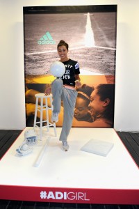 NEW YORK, NY - JULY 22:  A model poses at the adidas Unveils The adigirl Collection on July 22, 2015 in New York City.  (Photo by Brad Barket/Getty Images for adidas)